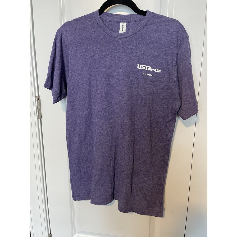 USTA Atlanta‎ Still Fire Brewing T Shirt Purple Size Medium Tennis
